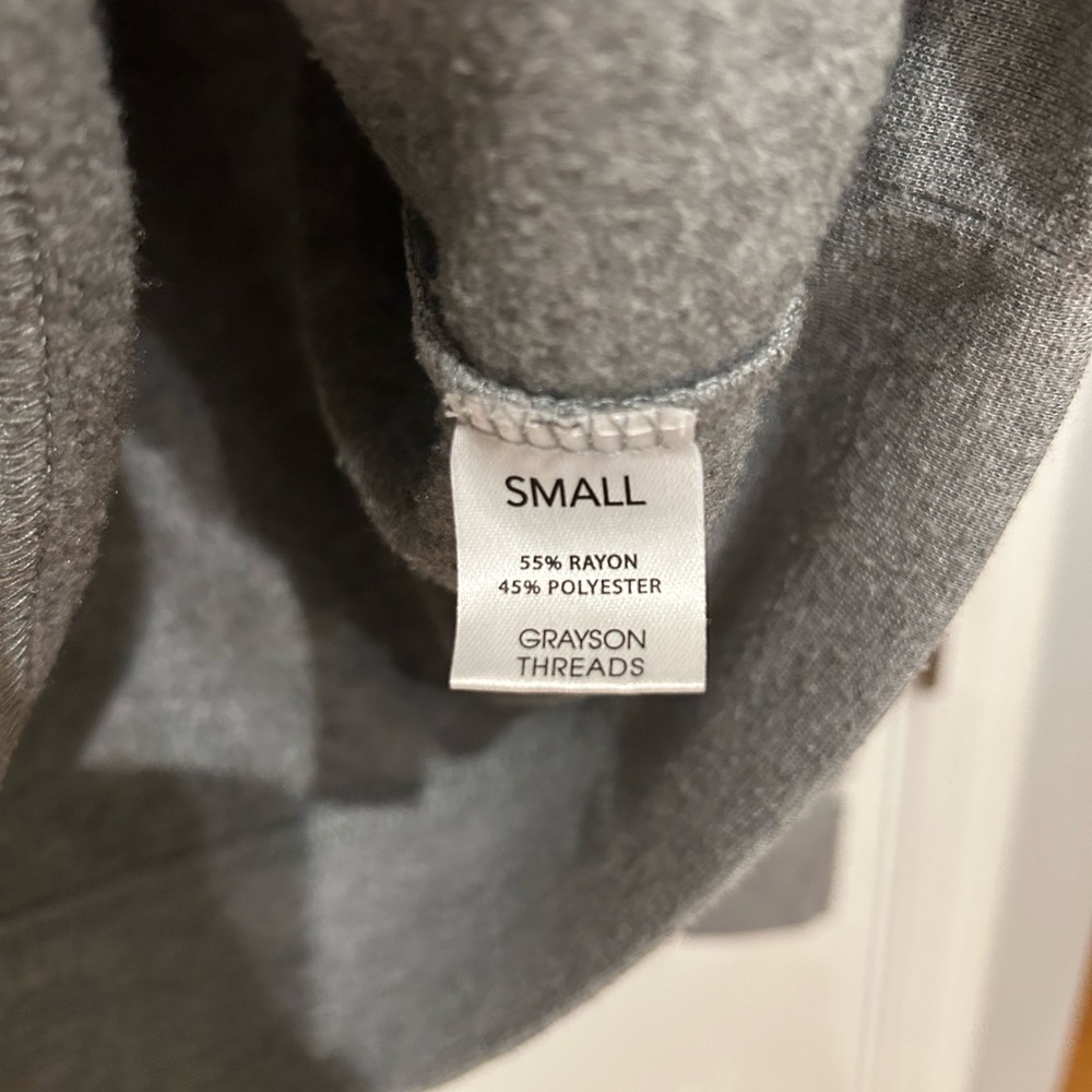 Grayson Threads Gray Star Zip-Up Sweater - Picture 6 of 6